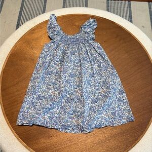 Floral Blue Kids Dress